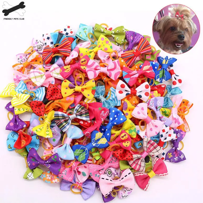 Кожаный ремешок с бантом для домашних животных аксессуары ухода за домашними