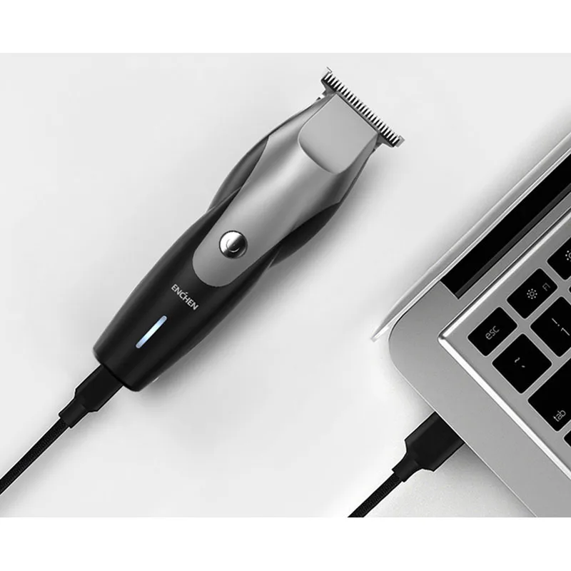 ENCHEN машинка для стрижки волос Профессиональная Беспроводная Машинка USB зарядка