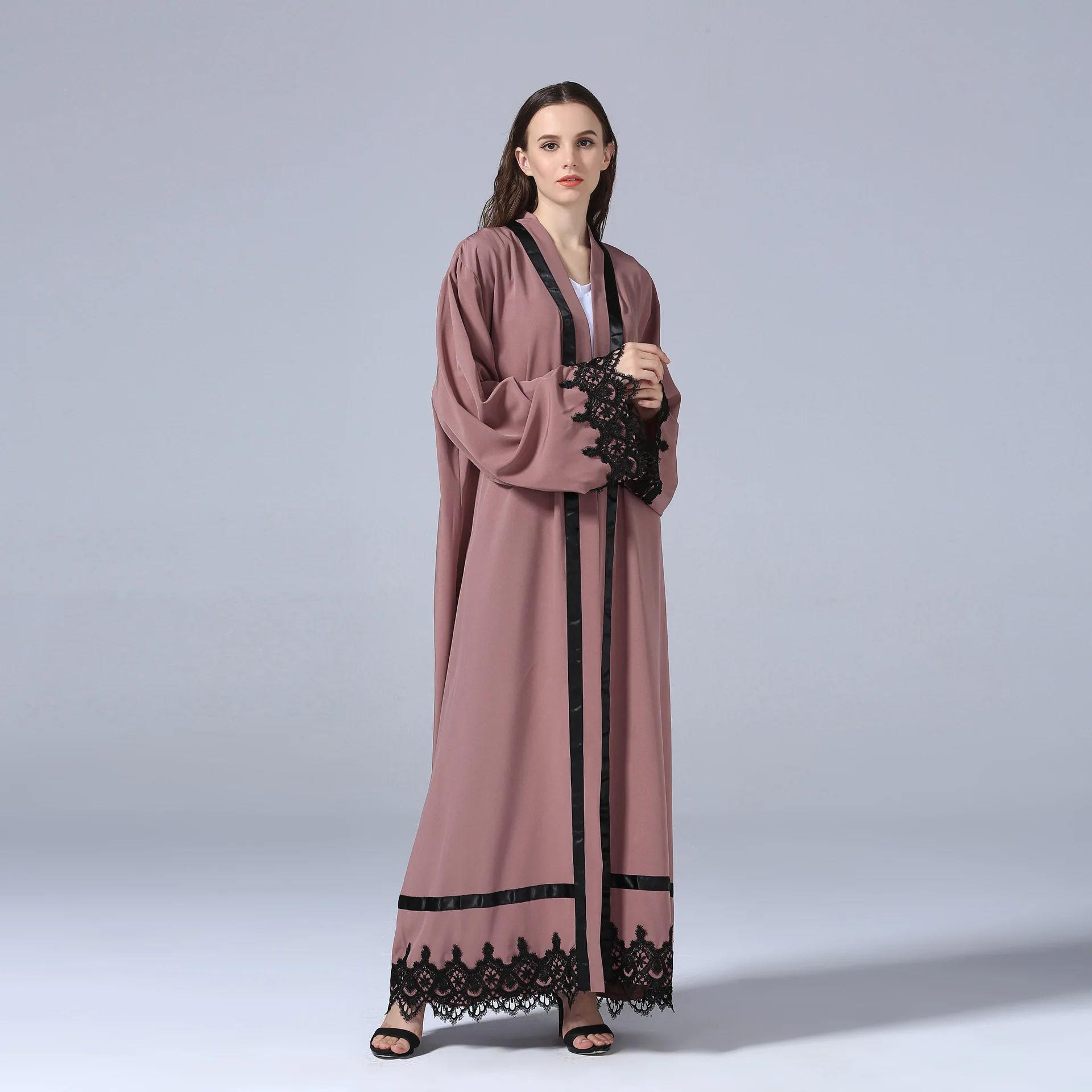 African Dresses For Women Open Belt Long Dresses Muslim Women Clothing Muslim Dress Women Robe Femme Musulmane Cm168