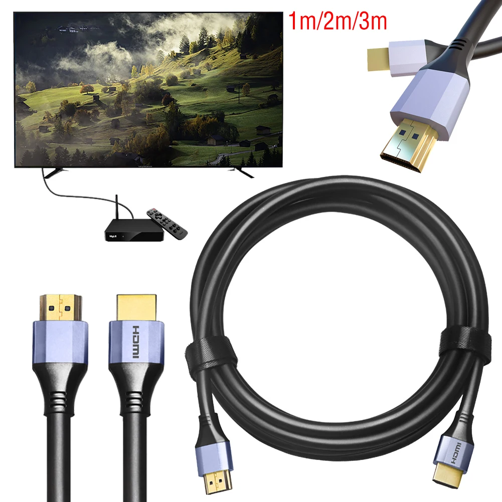 48 Гбит/с 8K HDMI 2 1 кабель @ 60Hz кабели м 3 UHD HDR для PS4 LG TV|Кабели HDMI| |