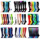 6 парлот челнока компрессионные чулки для отек при сахарном диабете варикозное расширение вен носки Для мужчин Для женщин Для мужчин спортивный Футбол футбол чулки для женщин