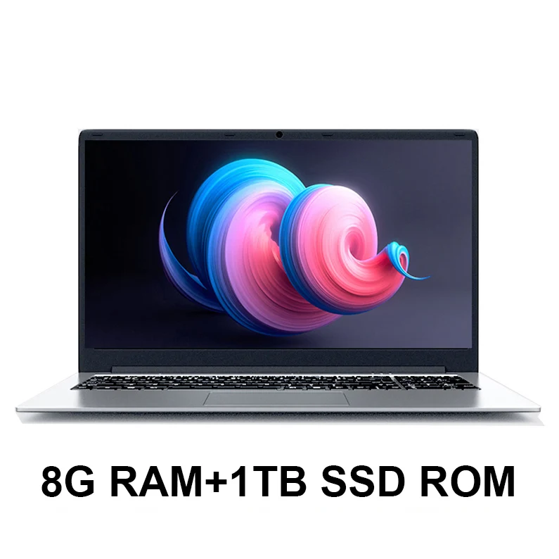 15,6 дюймовый ноутбук с 8G ram 1 ТБ SSD Игровые ноутбуки ультрабук intel j3455 четырехъядерный ноутбук 1920*1080P FHD нетбук - Цвет: 737A6-8G-1TB-SSD