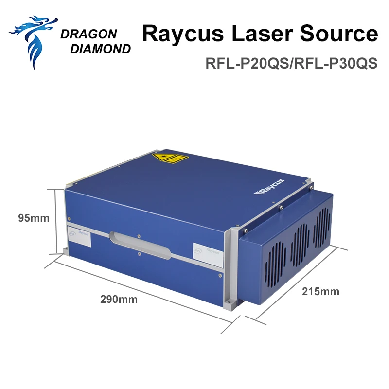 Original Raycus Fiber Laser Source Q-Switched Pulse Generator 20W 30W RFL-P20QS/P30Q 1064nm For Fiber Marking Machine enlarge