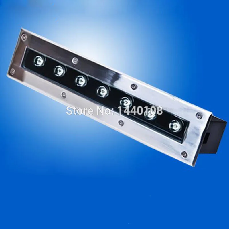 

10pcs/lot 7W LED Underground Lamps Step Stair Light LED 7x1W LED Buried Lamps AC110v 220v Terras Verlichting Outdoor Lighting