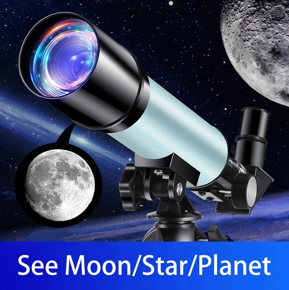 Professional Astronomical Telescope Powerful Monocular 20000m Large Objective BAK4 Watch Space Search Moon for Children Gifts |