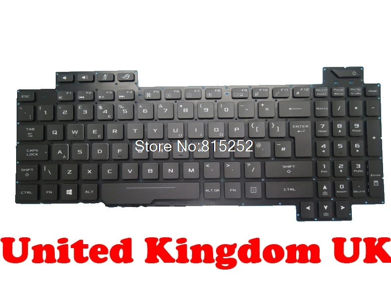 

Laptop Backlit Keyboard For ASUS For ROG Strix Scar GL503 GL503VS Turkish TR/United Kingdom UK V170162AK1