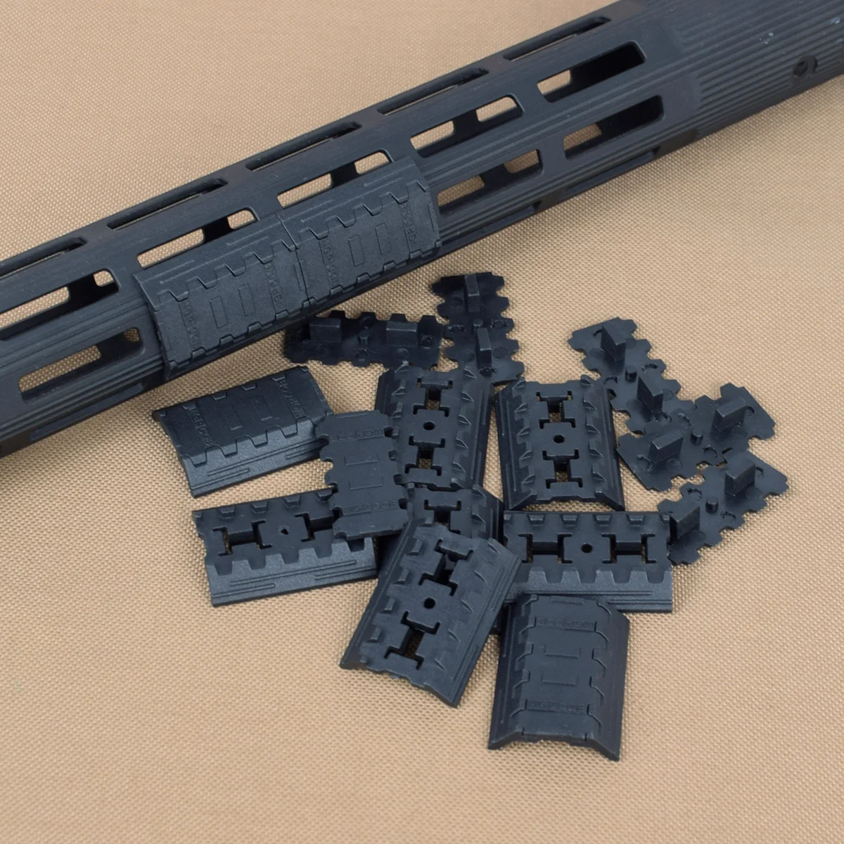 

Tactical 10PCS/Set M-LOK Rail Covers Mlok Slot System Rail Panel For Airsoft Rifle AR15 Hunting Handguard Grip Accessories