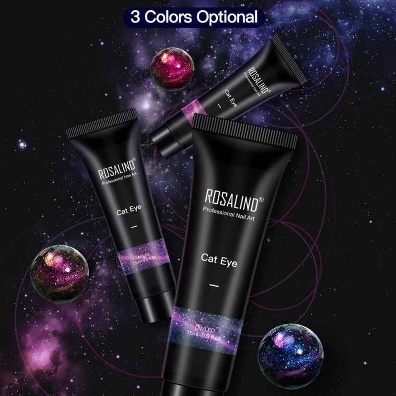 

7 Colors UV Gel Quick Building Nail Tips Builder Finger Extension Top Base Coat False Nails Manicure Tool