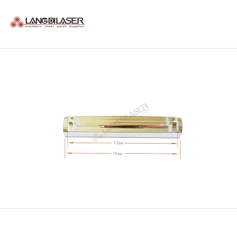 IPL handpiece reflector , size : 15*78 ， window :72*10 , IPL hand reflect parts , E-light hand piece reflector