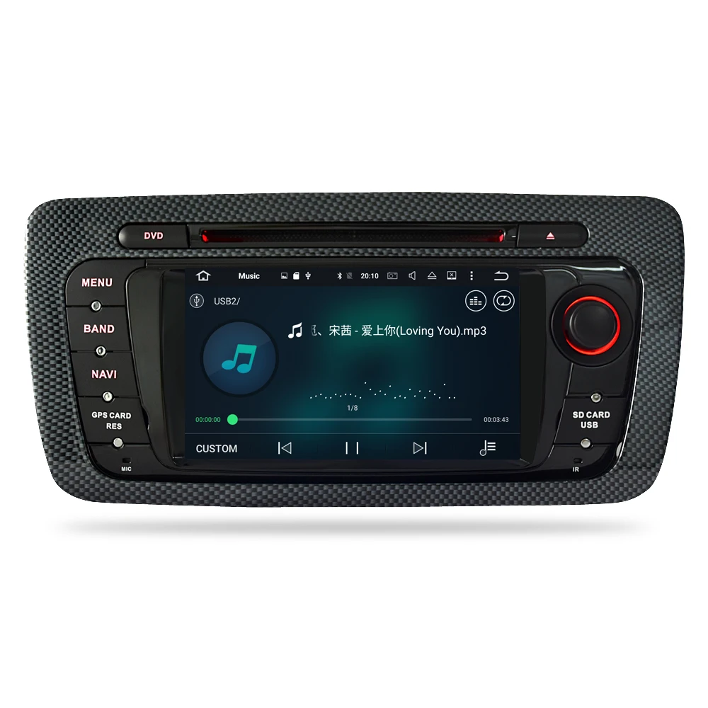 4G ОЗУ Android 10 0 Автомобильный DVD стерео для Seat Ibiza IPS навигация Мультимедиа Видео