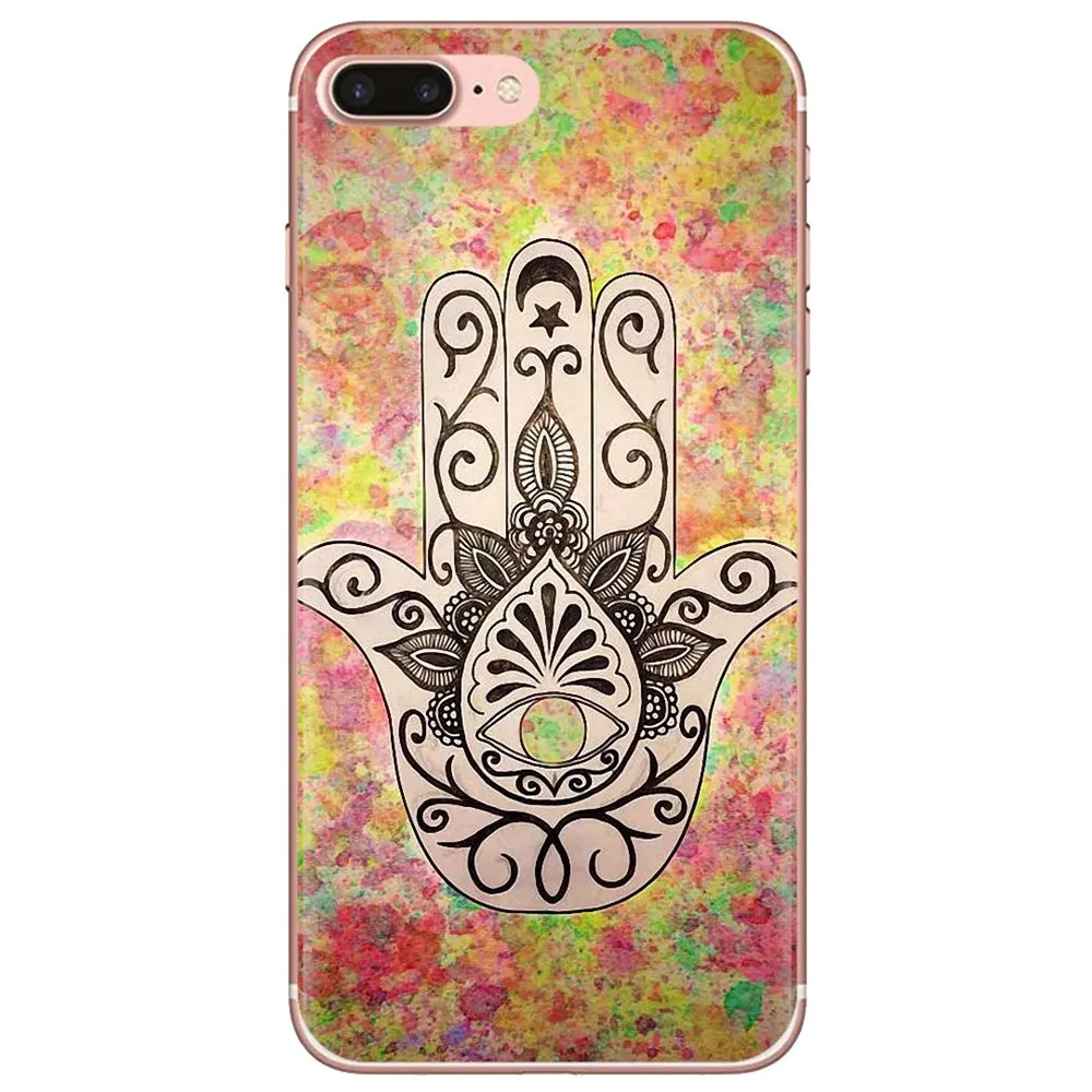 Будда Хамса от дурного глаза Magic Иудаика мягкий чехол Корпус для BQ BQS S 5059 5035 6040L HTC