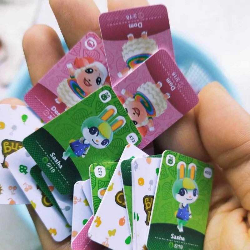 

（401~448）48pcs/Set Mini For Animal Cro**ing Games, Full Set Print Series 5 Card,Cards With High Response Sensitivity