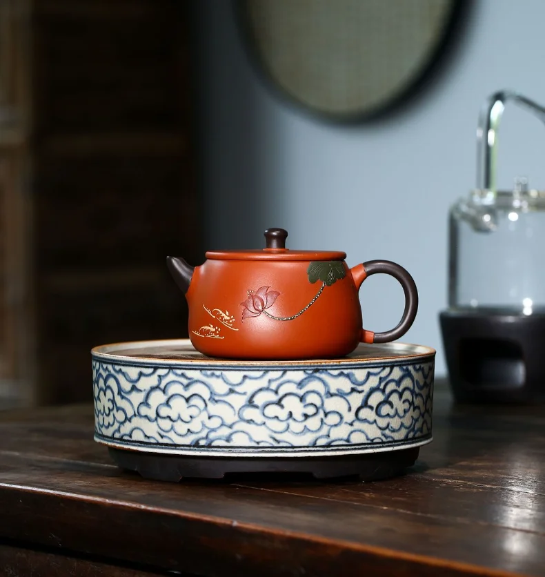

He Qu Shi Piao China Kettle Ceramic Teapot For Tea Puer Oolong Tea Set Handmade