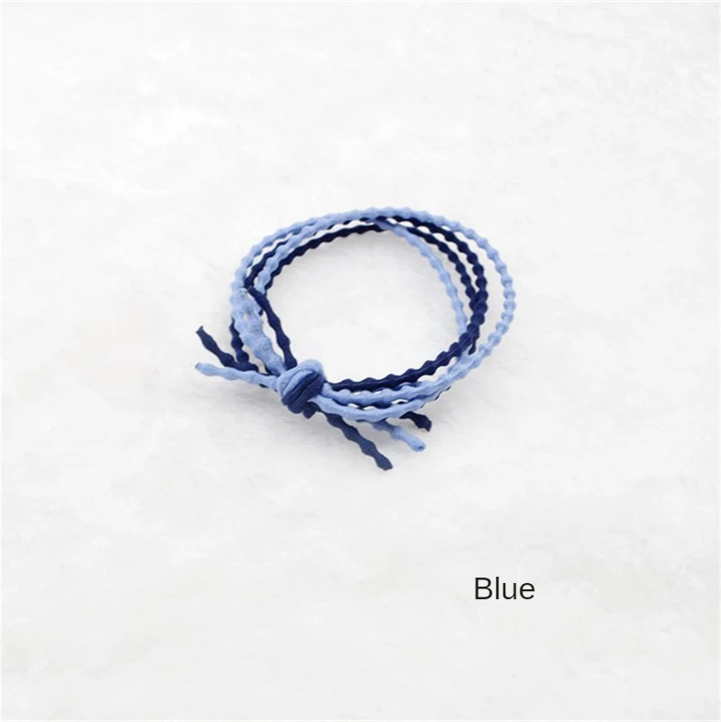 Простой тканый женский аксессуар для волос резинка модный тренд маленькая