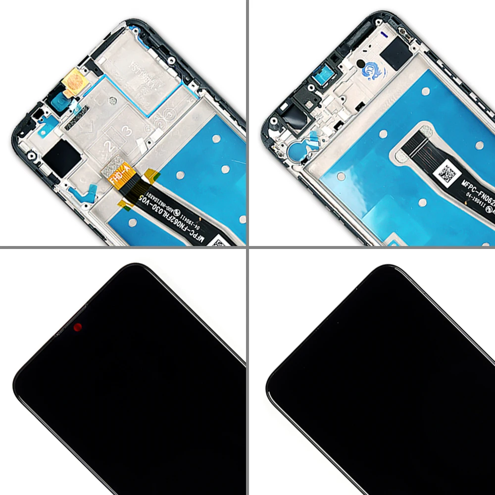 6 21 inch for huawei p smart 2019 pot lx1 l21 lx3 lcd display touch screen digitizer assembly frame for huawei p smart 2019 free global shipping