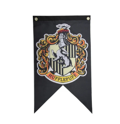 Светло-желтый Gryffindor вечерние принадлежности для дня рождения колледж hp флаг баннеры для мальчиков девочек Дети Хэллоуин украшения Рождественский подарок - Цвет: Светло-желтый