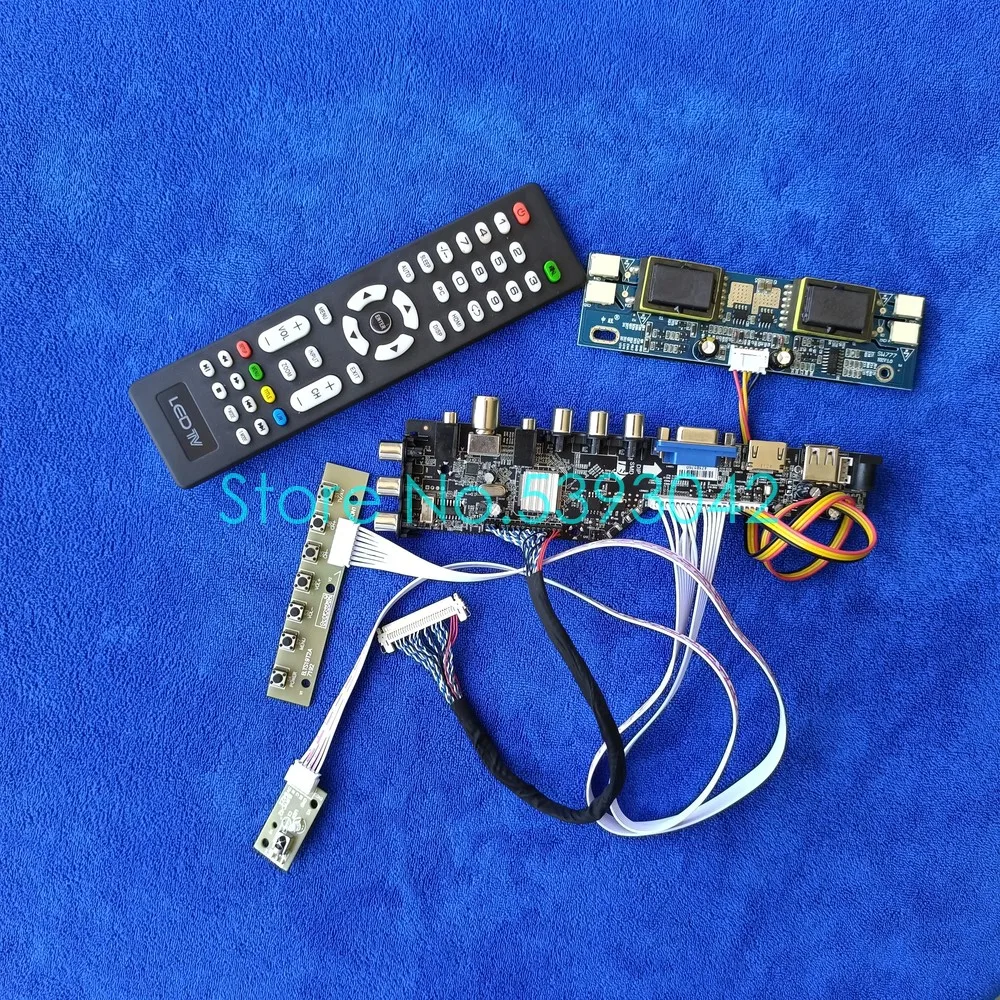 

USB VGA 1280*1024 LCD Control Board Kit For LTM170E4/LTM170E5/LTM170E6/LTM170E8 Matrix 4CCFL Signal Digital DVB 30 Pin LVDS
