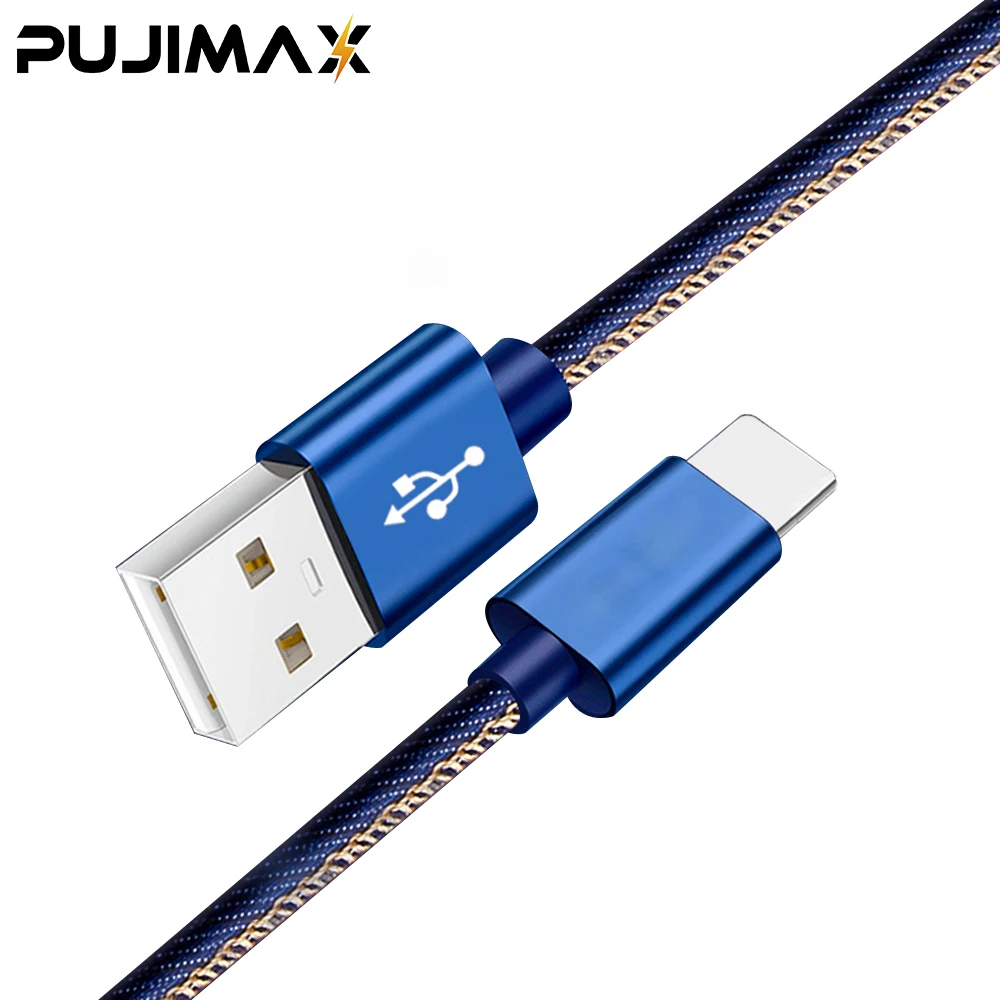 Кабель PUJIMAX type-C джинсовая проволока USB C позолоченный штекер быстрая зарядка