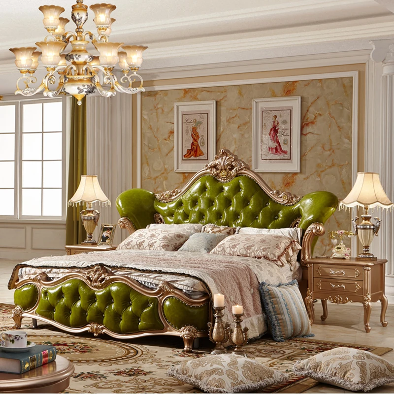 Loyal Classic King Size комплект для кровати и дивана зеленого цвета европейский