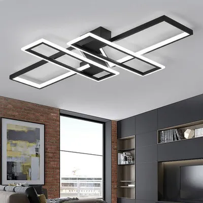 

modern Bedside Aluminum Living Room Ceiling Lamp Fixtures ceiling light fans E27 led ceiling lamps luminaria