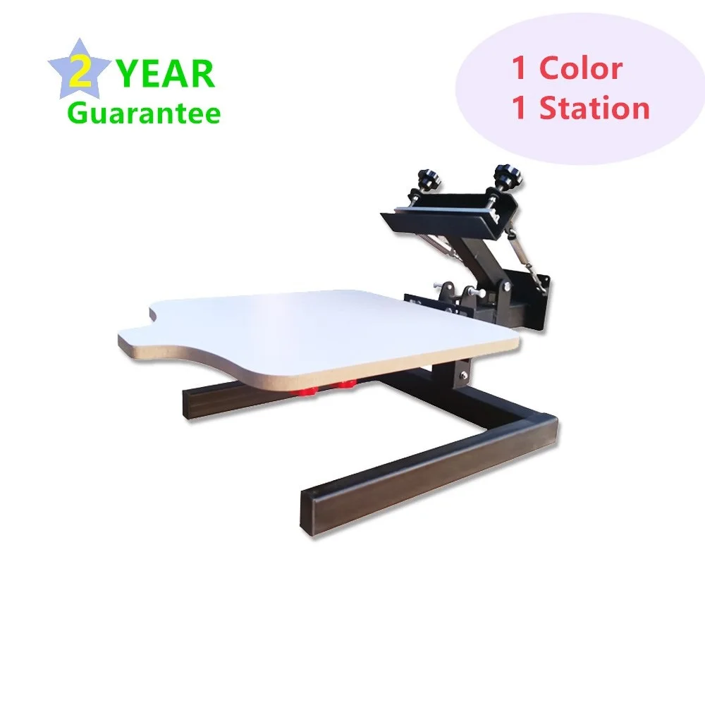 

Ручная 1 цветная 1 станция шелкотрафаретная печатная машина 1-1 пресс «сделай сам» для печати футболок