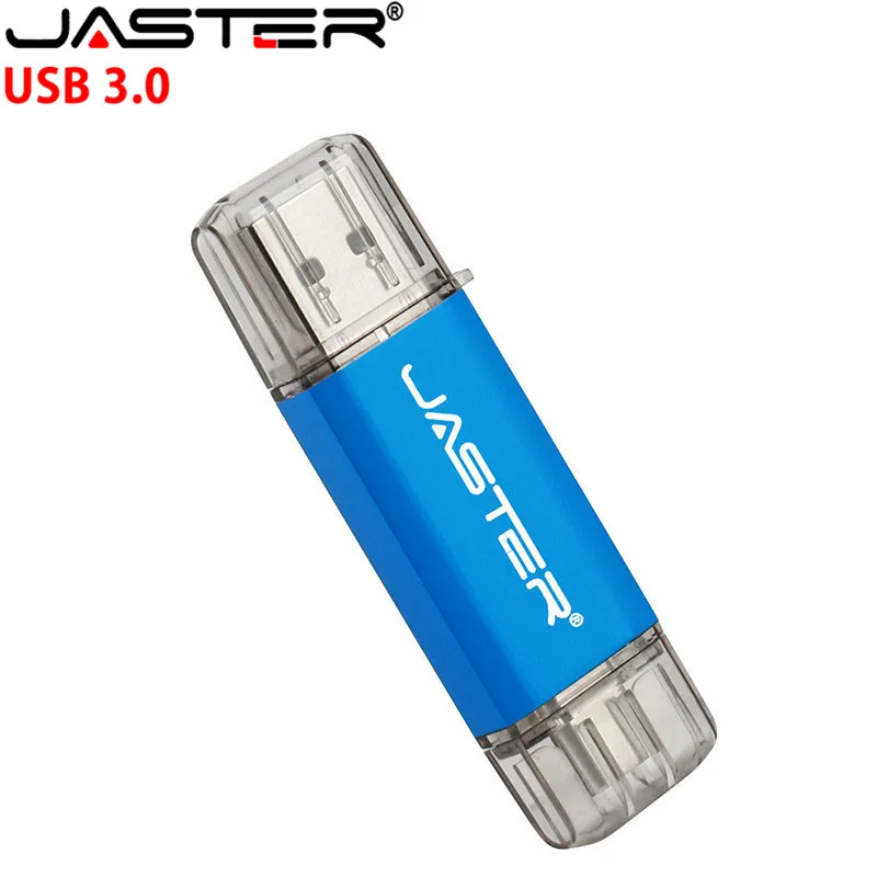 JASTER USB 3 0 Type C OTG флэш накопитель U диск Pendrive для мобильных телефонов/ПК 128 Гб 64 ГБ 32 16