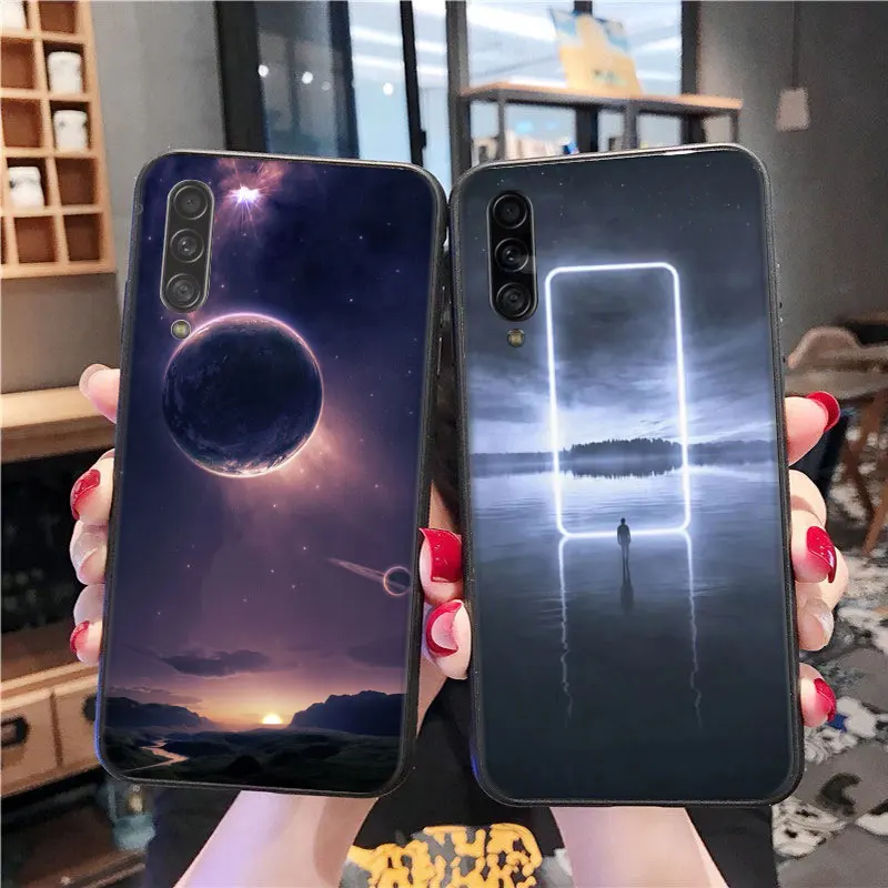 Космическая планета обои мягкий чехол для телефона с изображением цветов Samsung A10S
