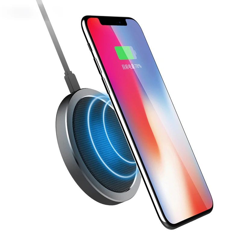 Быстрое беспроводное зарядное устройство ROCK Qi для Samsung Galaxy Note 8 S8 S7 edge S6 устройств