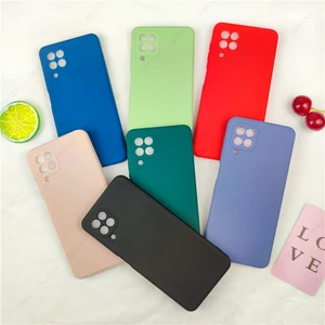 for samsung galaxy m32 case cover for samsung galaxy m32 m22 m12 a22 4g a02s a12 a32 a52 a72 a03s s21 shell liquid silicone case