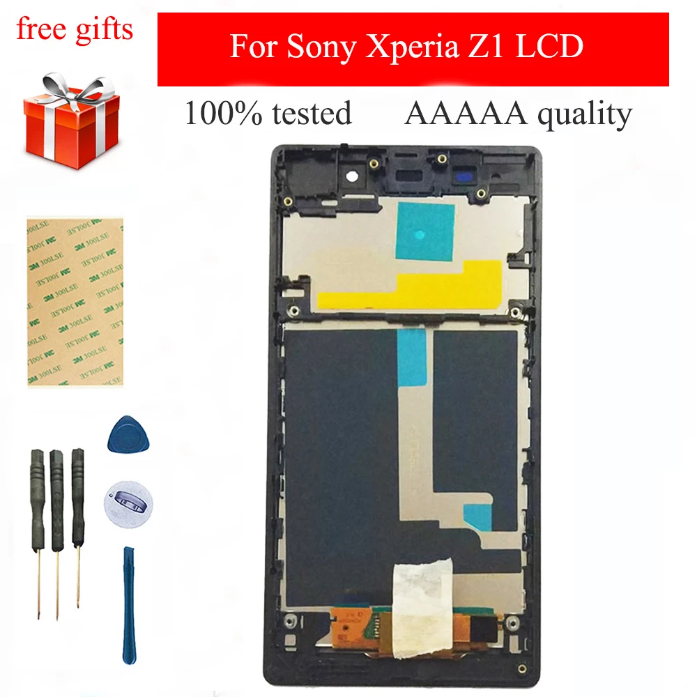 Для Sony Xperia Z1 L39H C6902 C6903 C6906 C6943 сенсорный экран Сенсорная панель ЖК дисплей монитор