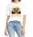 Винтажная Женская футболка из 100% хлопка с принтом только девушка, которая любит питбуллы и татуировки