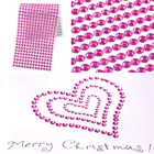 1 лист мини самоклеящиеся стразы DIY наклейки для рукоделияПКавтомобиля украшения Скрапбукинг наклейки блестящие драгоценные камни в горошек