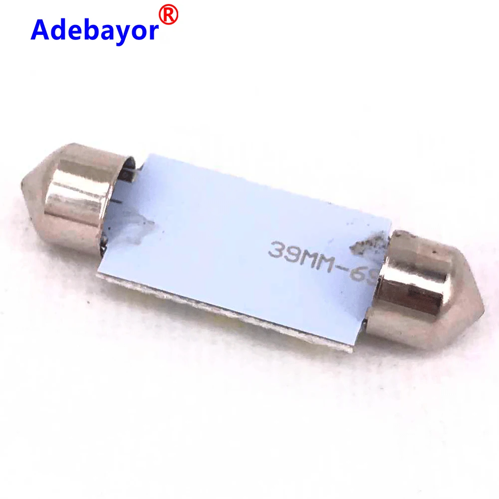 500 шт. автомобильные светодиодсветодиодный лампы для чтения 36 мм 39 41 5050 6 SMD 12 В C5W