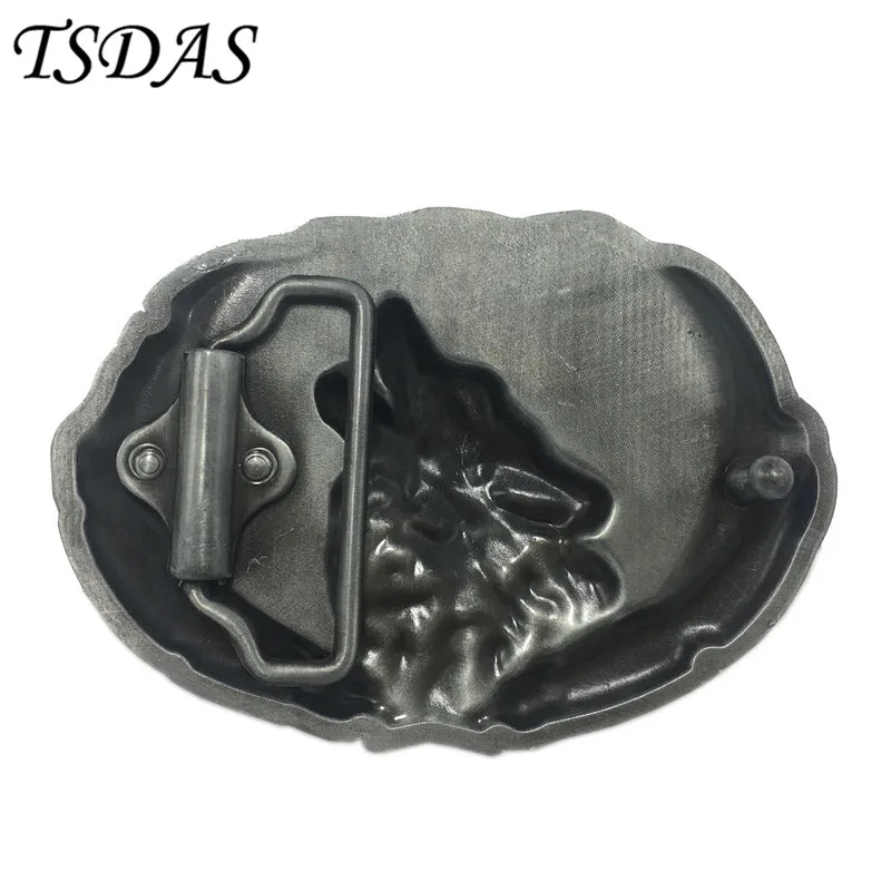 Пряжка с головой волка подходит для ремня шириной 3 8 4 см Роскошный металлический