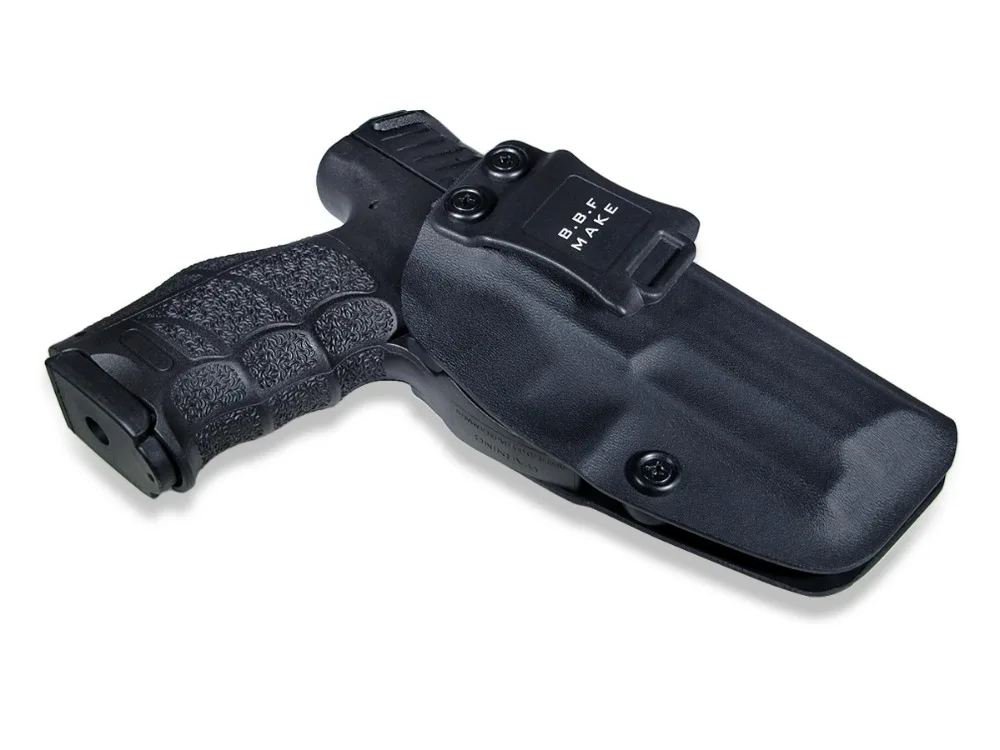 B.B.F Make IWB Тактический KYDEX пистолет кобура на заказ подходит: HK VP9 SFP9-SF/TR внутри скрытый пояс для переноски кейс для пистолета Зажим для ремня