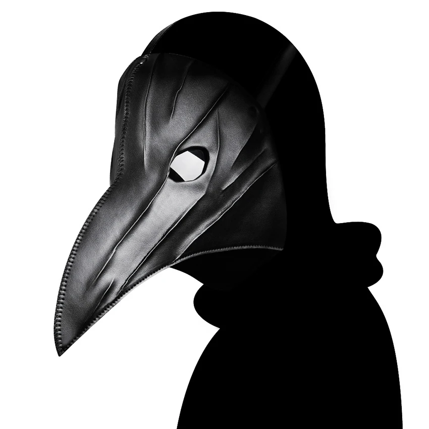 Маска Чумного доктора Black Death Хэллоуин аксессуары в стиле стимпанка
