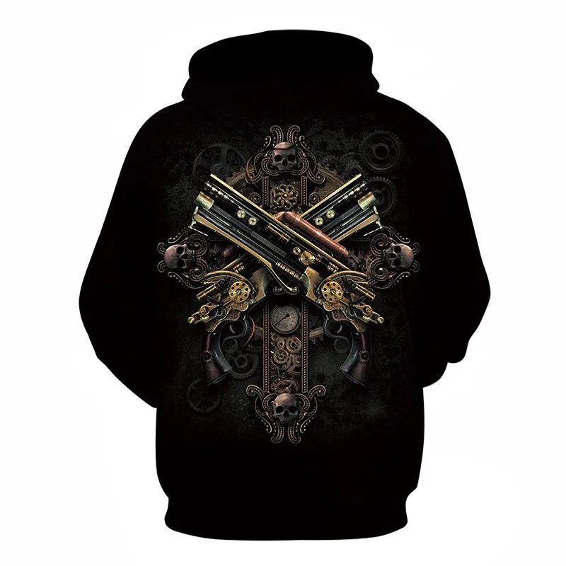 New Hot Fashion 3D HD Printing Skull Autumn Hoodies Series Men / Women Autumn And Winter Sweatshirt Hip hop Hoodies S-6XL