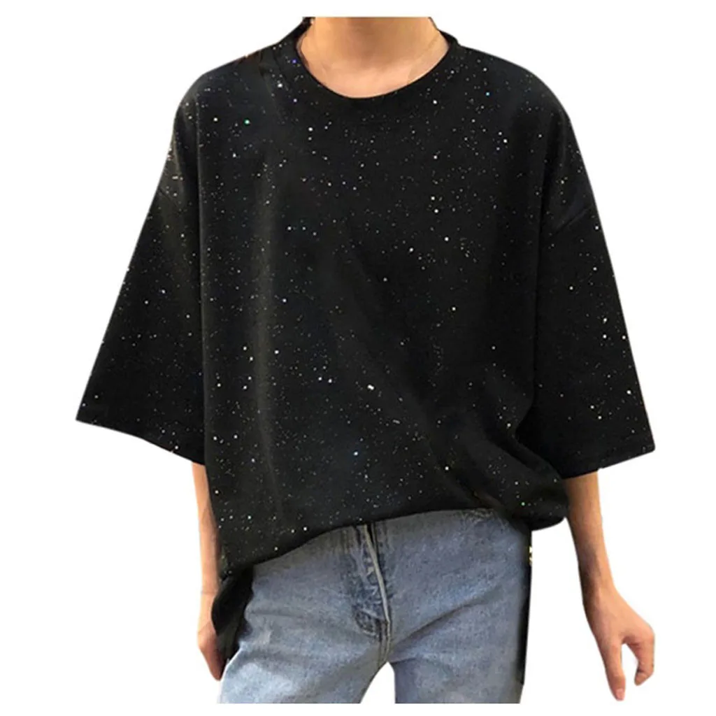 JAYCOSIN клетчатая Рождественская футболка женская мода рисунок милые рубашки с