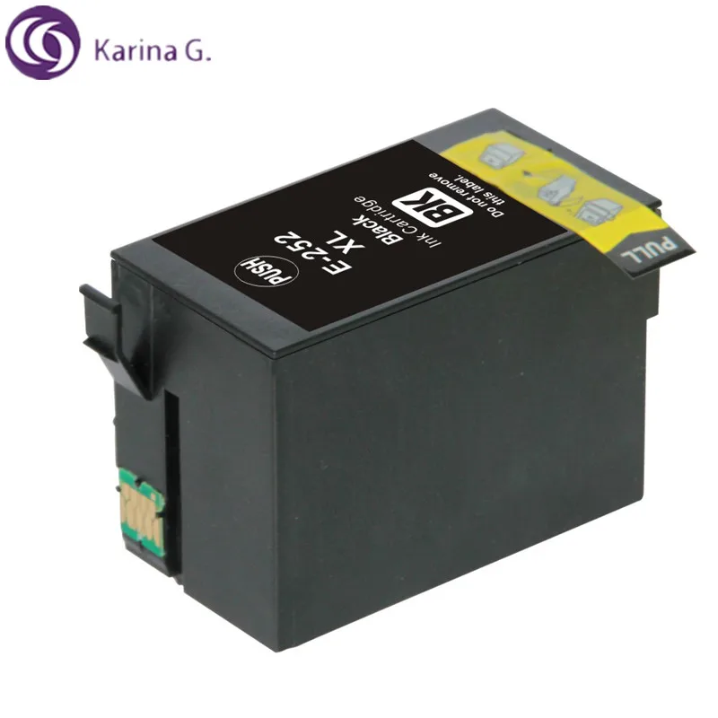 Совместимый картридж с чернилами 252xl для T252 T252XL T2521 epson Φ WF7620 7110 3620 3640 7620 и т.