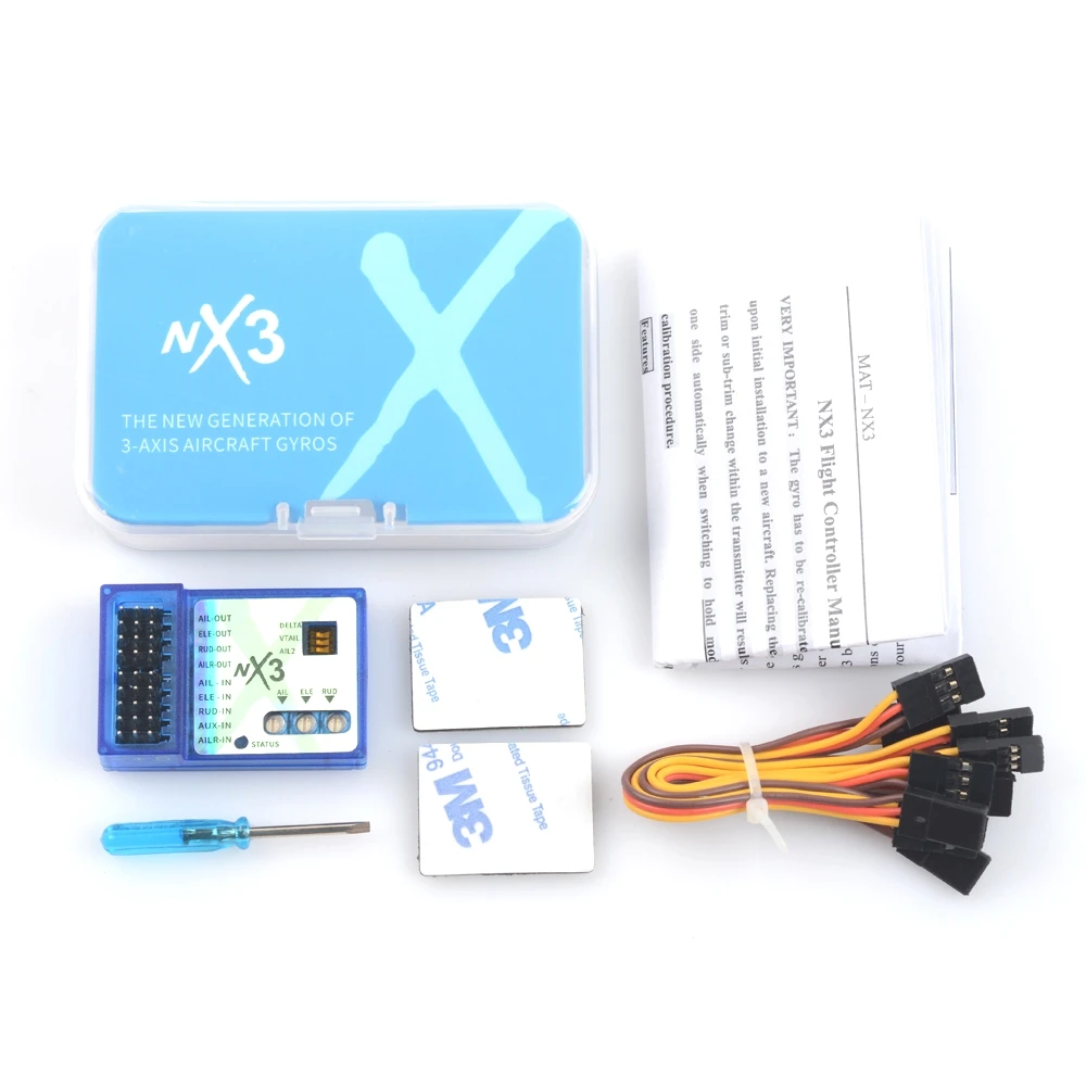 NX3 PRO 3D гироскоп Контроллер полета FC стабилизатор Autobalance для RC самолетов с