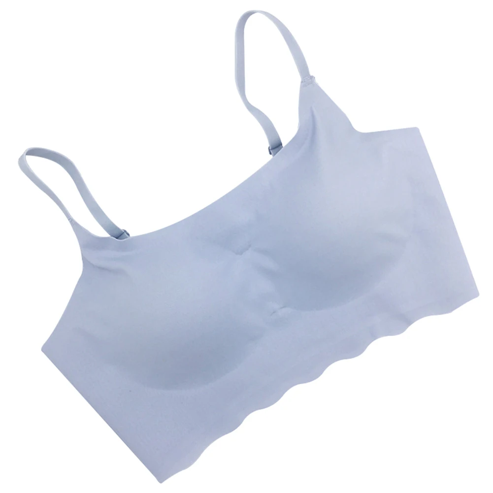 

Seamless Padded Sports Bra Wire Free Sleeping Bra with Adjustable Elastic Straps SER88
