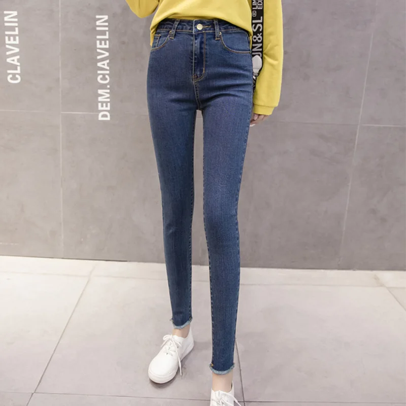 Женские джинсы обтягивающие джинсовые брюки весна-лето 2019 женские Сексуальные