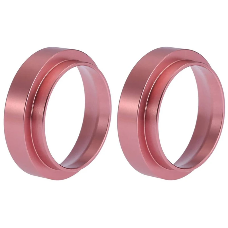 

2 Pcs Espresso Dosing Funnel Aluminum Coffee Dosing Ring Replacement-For 58Mm Portafilters