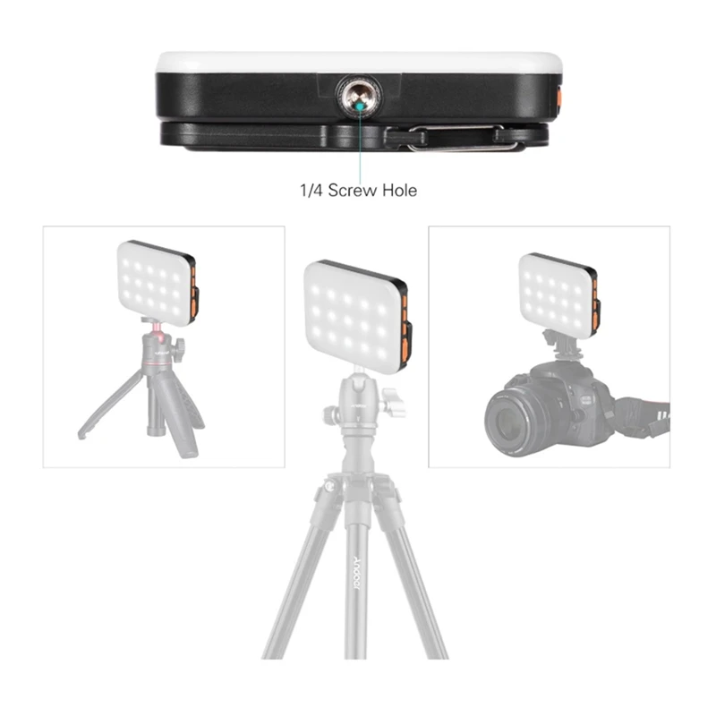 3200K 6500K светодиодный видео светильник Спортивная мини видеокамера на LED