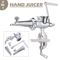 2 in 1 hand operated juicer meat grinder for meat fruit vegetable wheatgrass filter residue automatically mayitr manual juicers