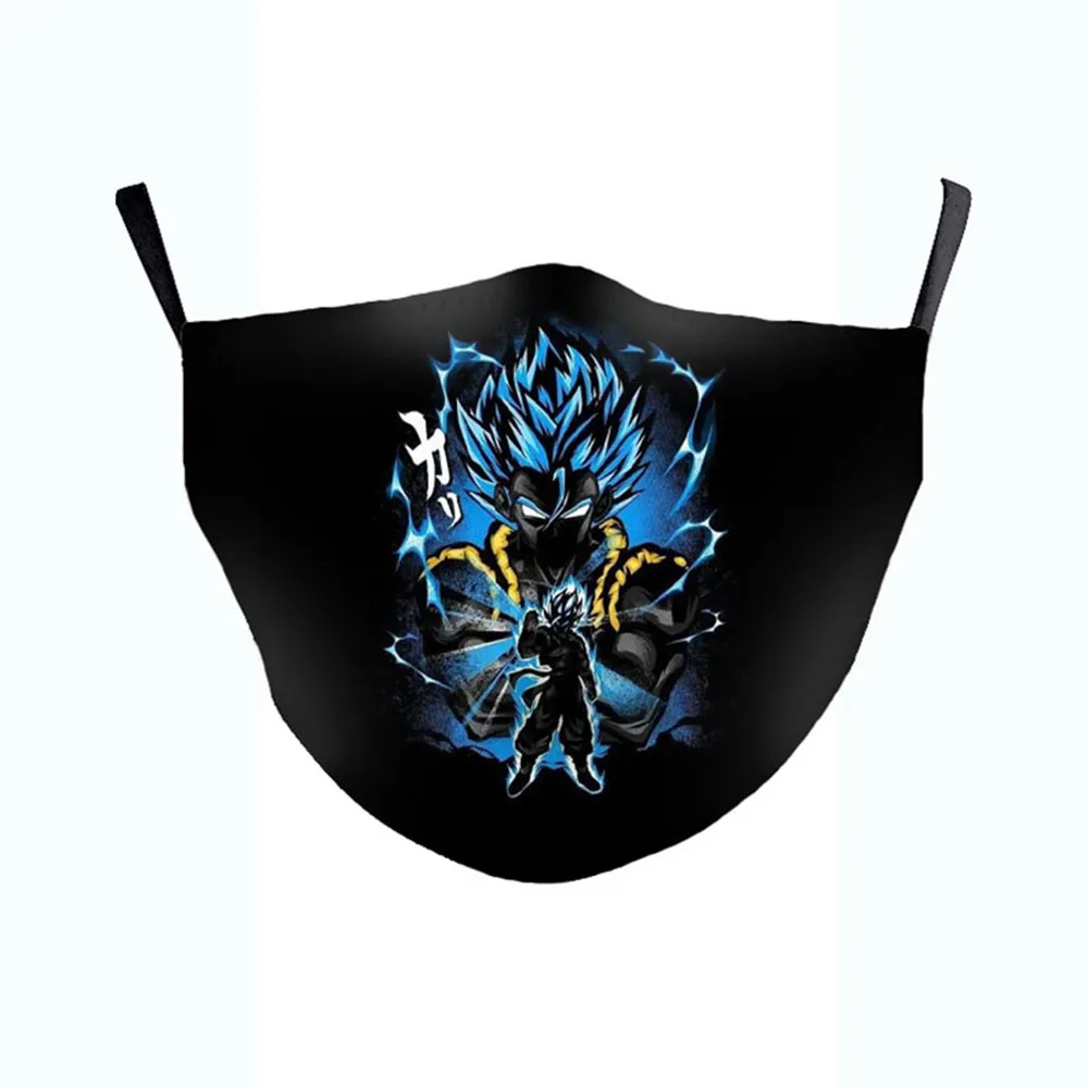 Новинка маски для взрослых и женщин аниме Гоку вегету Пылезащитная дышащая