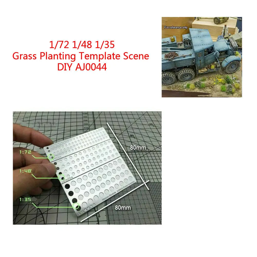 DIY статический посадка травы доска шаблонная модель игрушки песок стол сцена