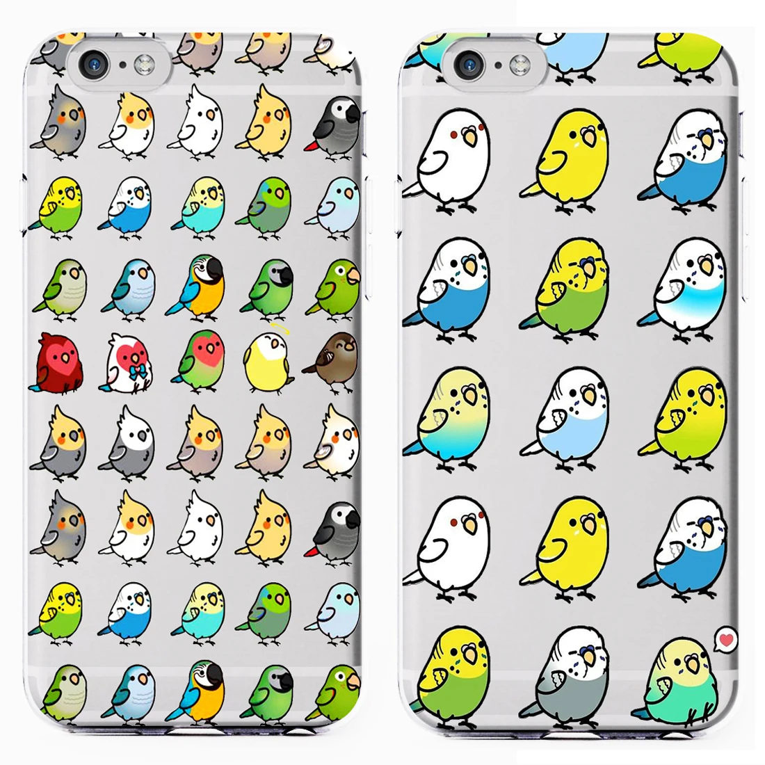 Chubby Cockatiels Parrotlets Hello parrot bird Новый Модный мягкий прозрачный чехол для iPhone 7 6 6S 8Plus 5s X