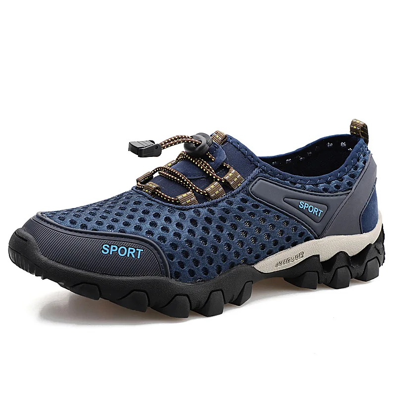 

Outdoor Sports Men's Shoes Shoes Foreign Trade Plus Size Summer Breathable Mesh Running Men's Sports Casual Shoes