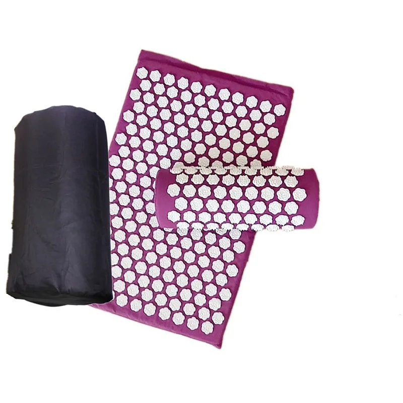 Массажная подушка с лотосом для снятия стресса боли в спине акупрессурный коврик